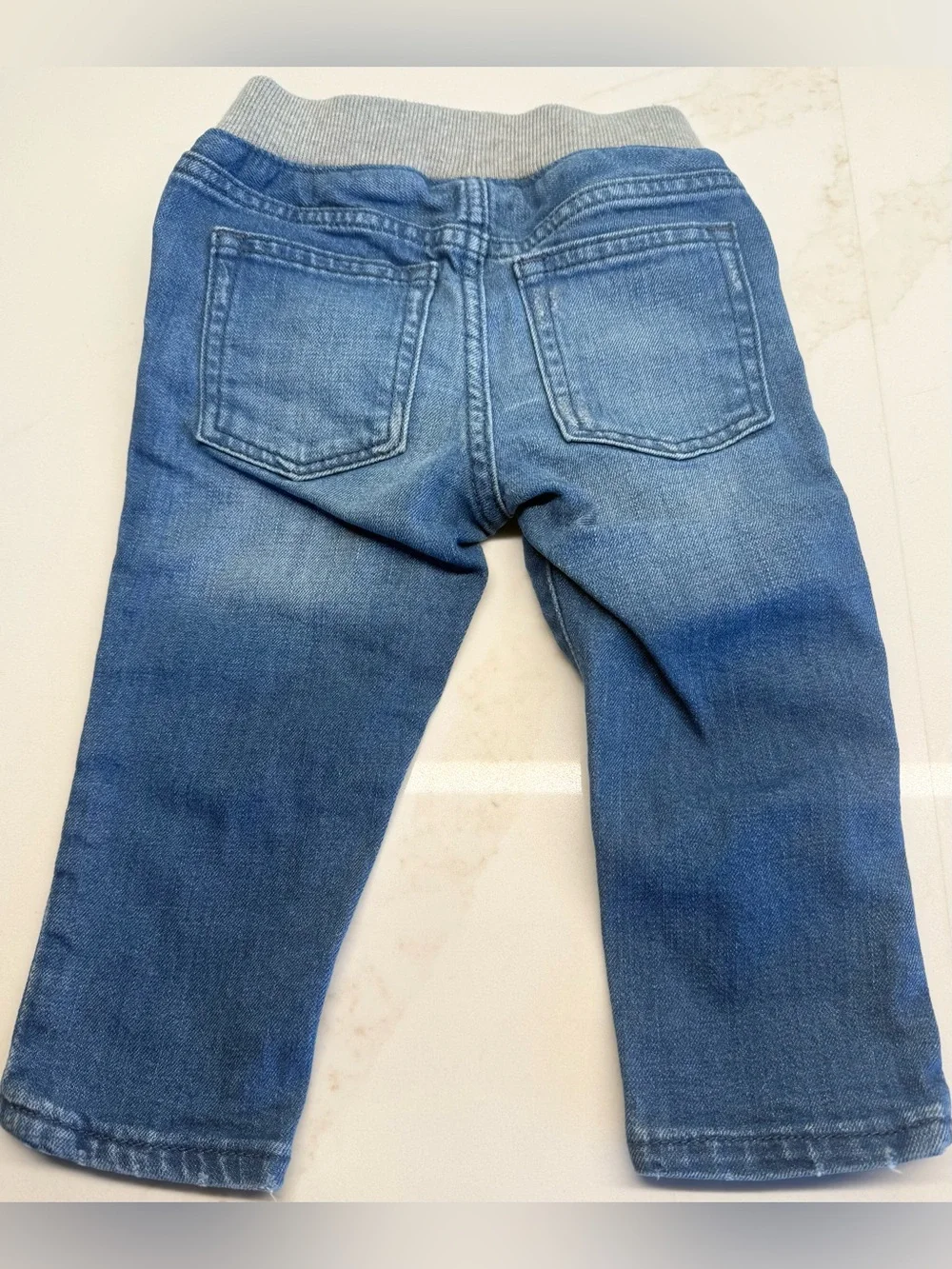 Baby Gap 12-18M Boys Jeans Bundle 3 Denim Pants Pull-On & Snap Waist